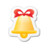 Xmas sticker bell Icon